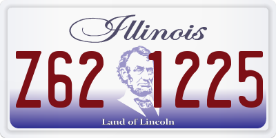 IL license plate Z621225