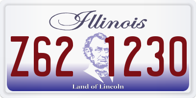 IL license plate Z621230