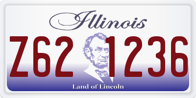 IL license plate Z621236