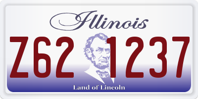 IL license plate Z621237