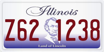 IL license plate Z621238