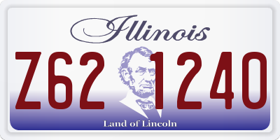 IL license plate Z621240