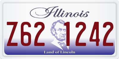 IL license plate Z621242
