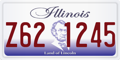 IL license plate Z621245