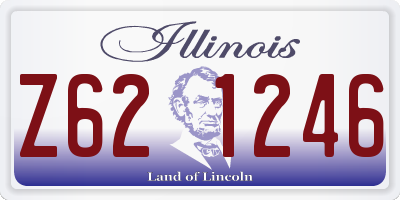 IL license plate Z621246