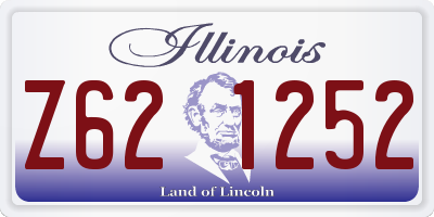 IL license plate Z621252