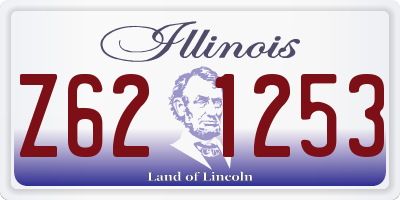 IL license plate Z621253