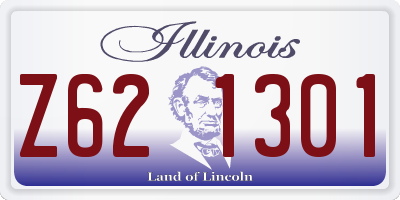 IL license plate Z621301
