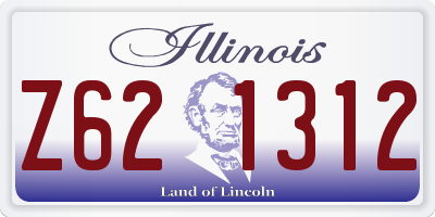 IL license plate Z621312