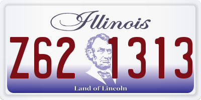 IL license plate Z621313