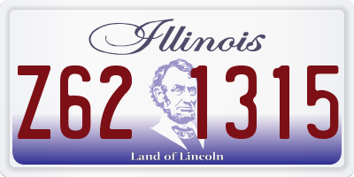IL license plate Z621315