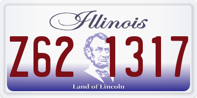 IL license plate Z621317