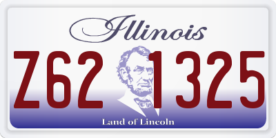 IL license plate Z621325