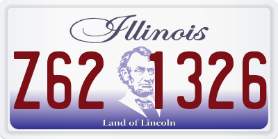 IL license plate Z621326