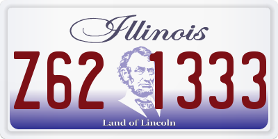IL license plate Z621333