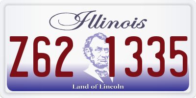 IL license plate Z621335