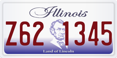 IL license plate Z621345