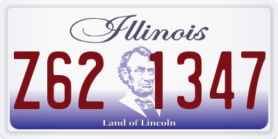 IL license plate Z621347