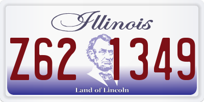 IL license plate Z621349