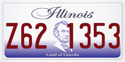 IL license plate Z621353