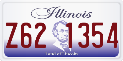 IL license plate Z621354