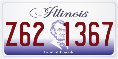 IL license plate Z621367