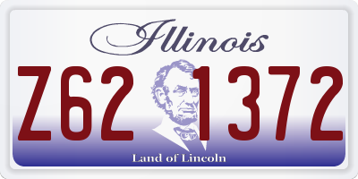 IL license plate Z621372