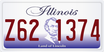 IL license plate Z621374