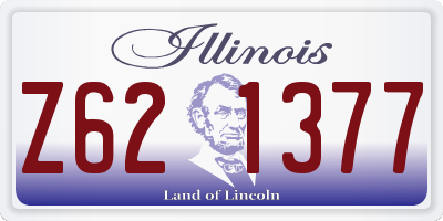 IL license plate Z621377