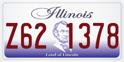 IL license plate Z621378