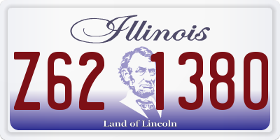 IL license plate Z621380
