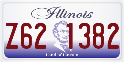 IL license plate Z621382
