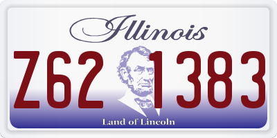 IL license plate Z621383