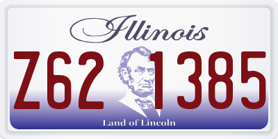 IL license plate Z621385
