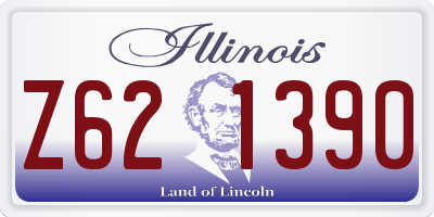 IL license plate Z621390