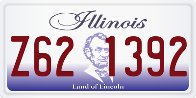 IL license plate Z621392
