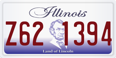 IL license plate Z621394