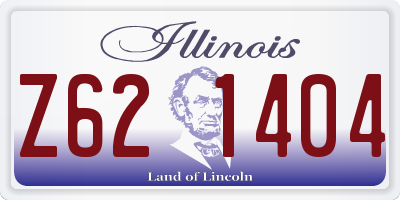 IL license plate Z621404