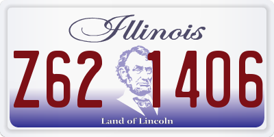 IL license plate Z621406