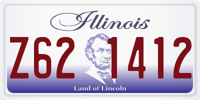 IL license plate Z621412