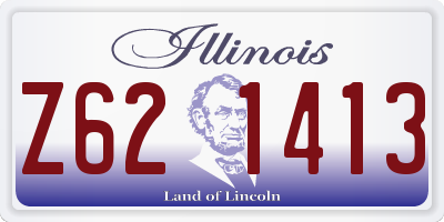 IL license plate Z621413