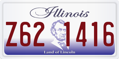 IL license plate Z621416