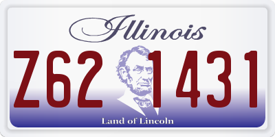 IL license plate Z621431