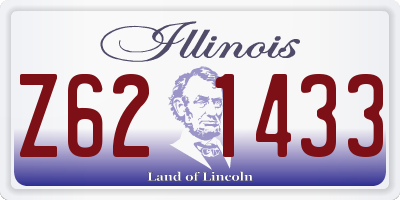 IL license plate Z621433