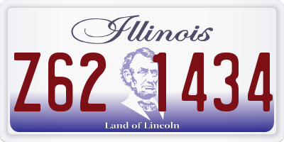 IL license plate Z621434