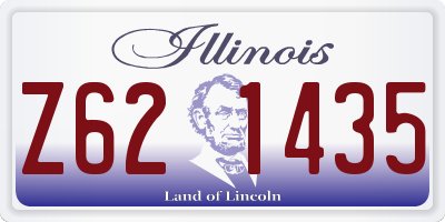 IL license plate Z621435