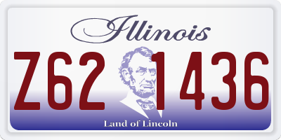 IL license plate Z621436
