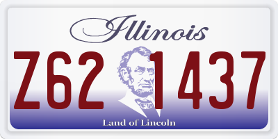 IL license plate Z621437