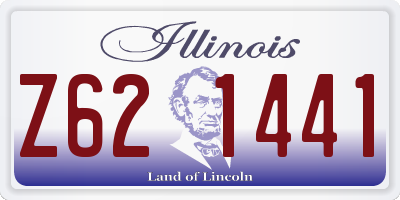 IL license plate Z621441
