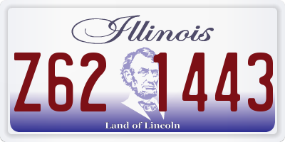 IL license plate Z621443